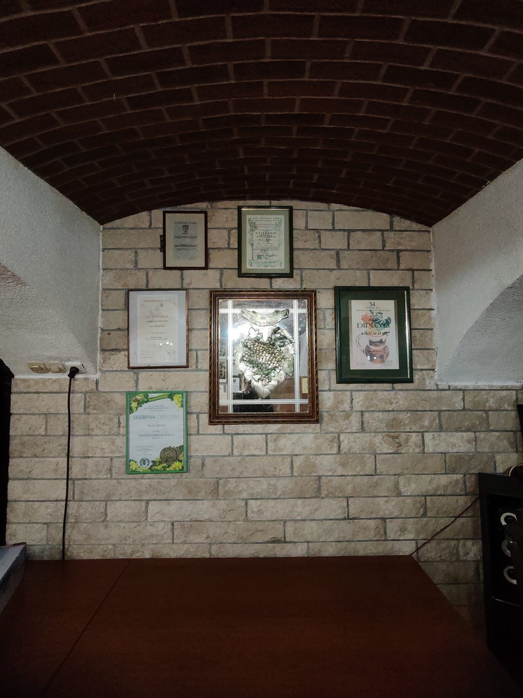 Diploma Vinarije Kušić